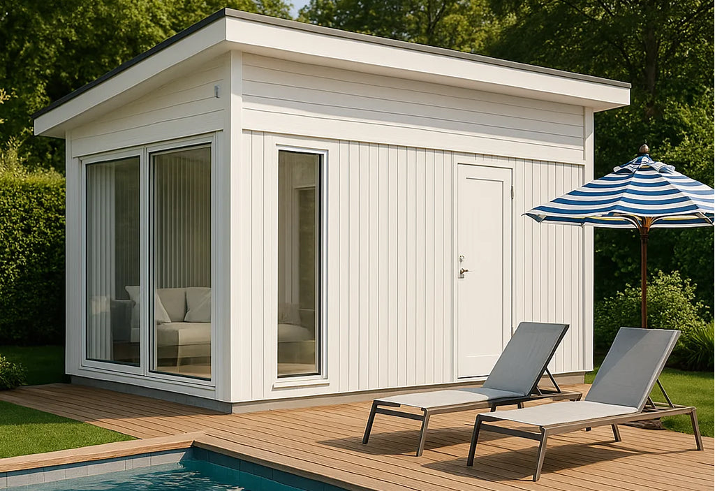 Skapa den perfekta poolmiljön med ett poolhus