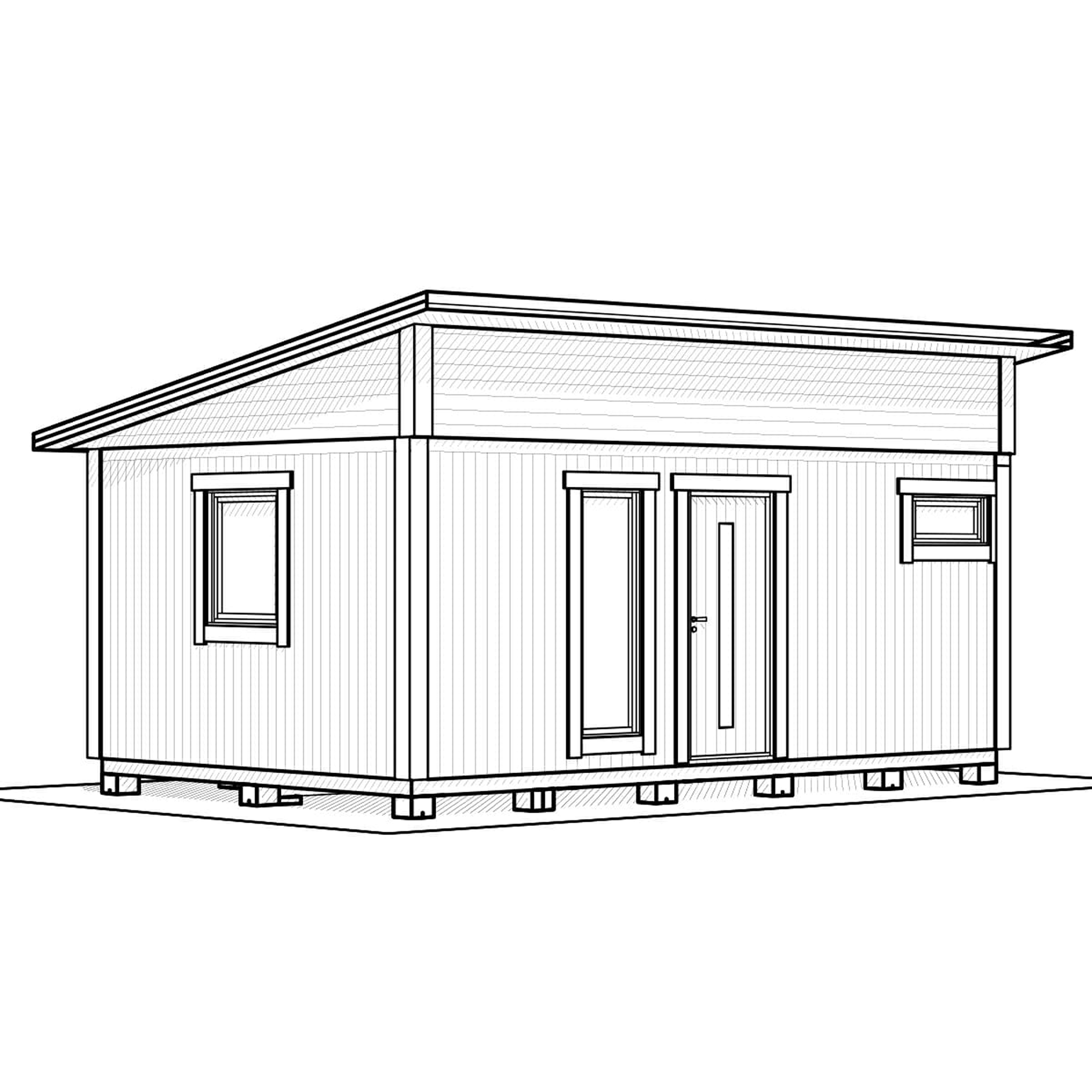 Attefallshus Vibo Njuta Funkis 25-2