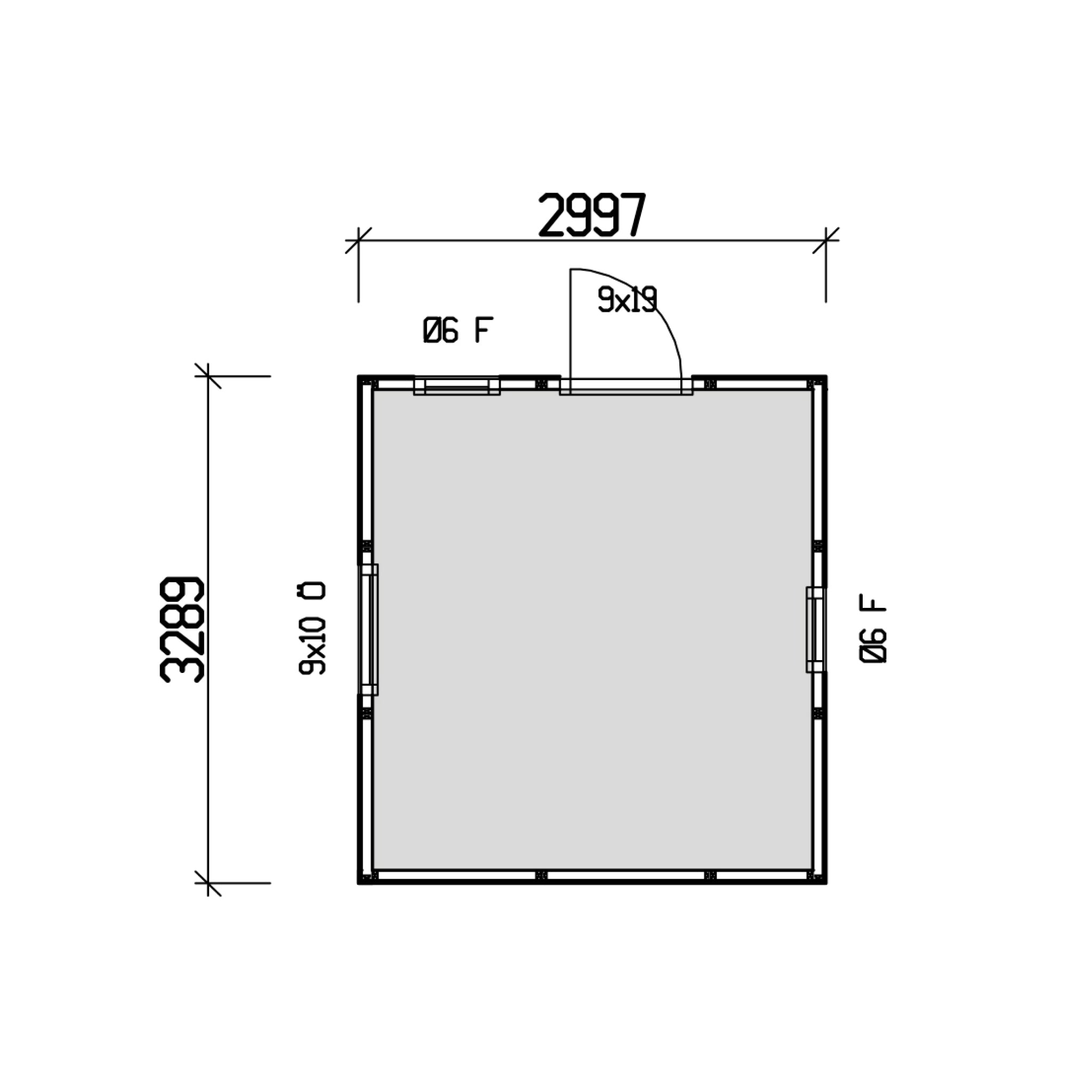 Friggebod Vibo Agnes 10