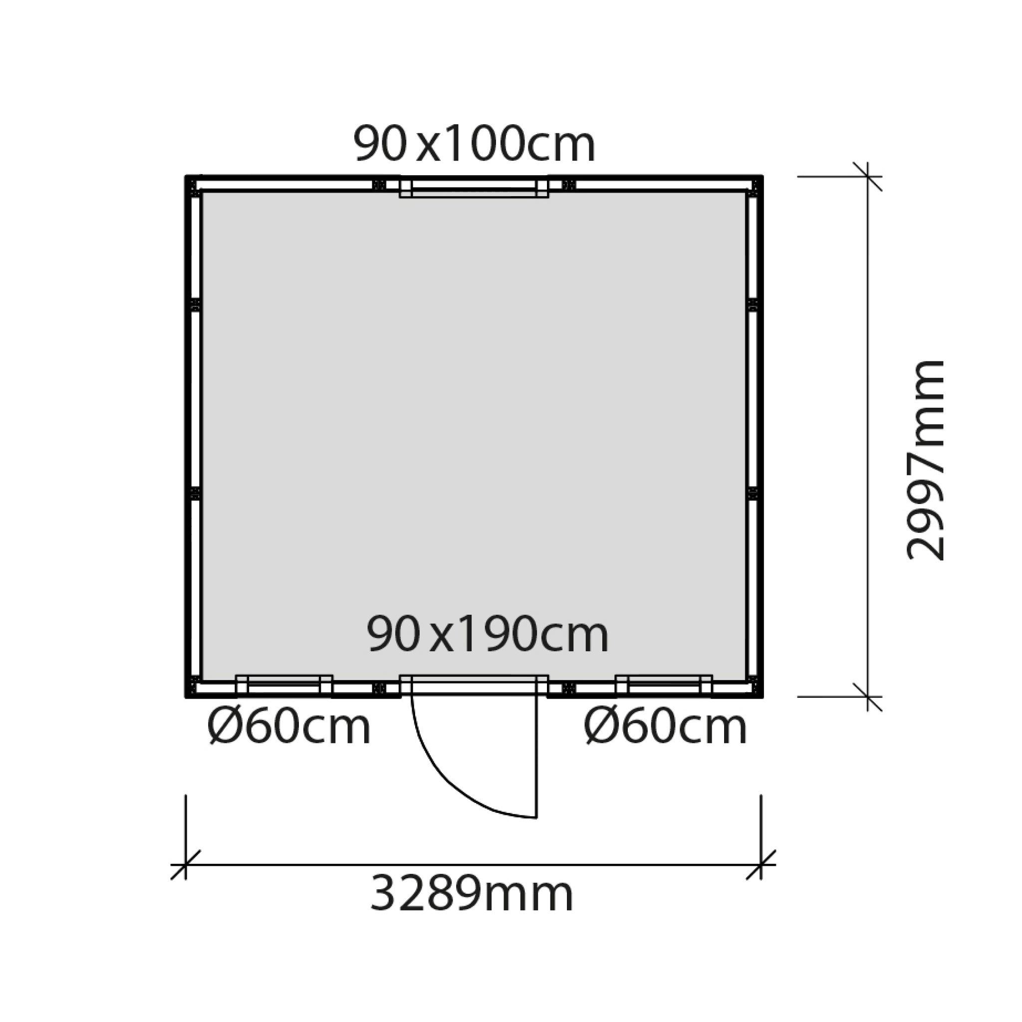 Friggebod Vibo Alma 10