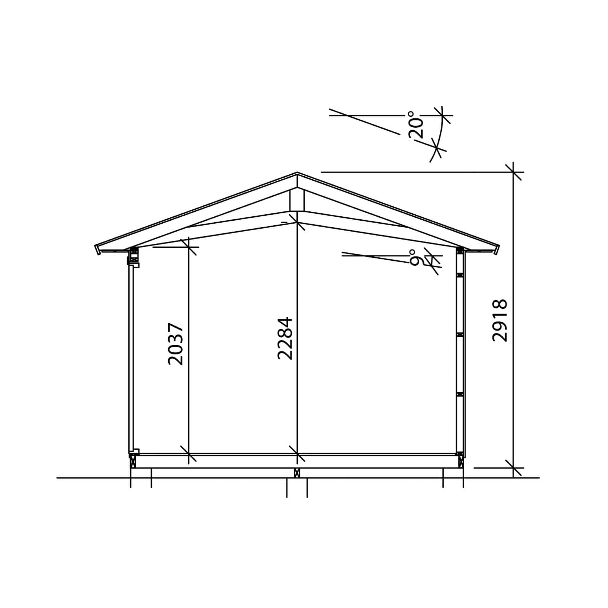 Friggebod Vibo Alice 10