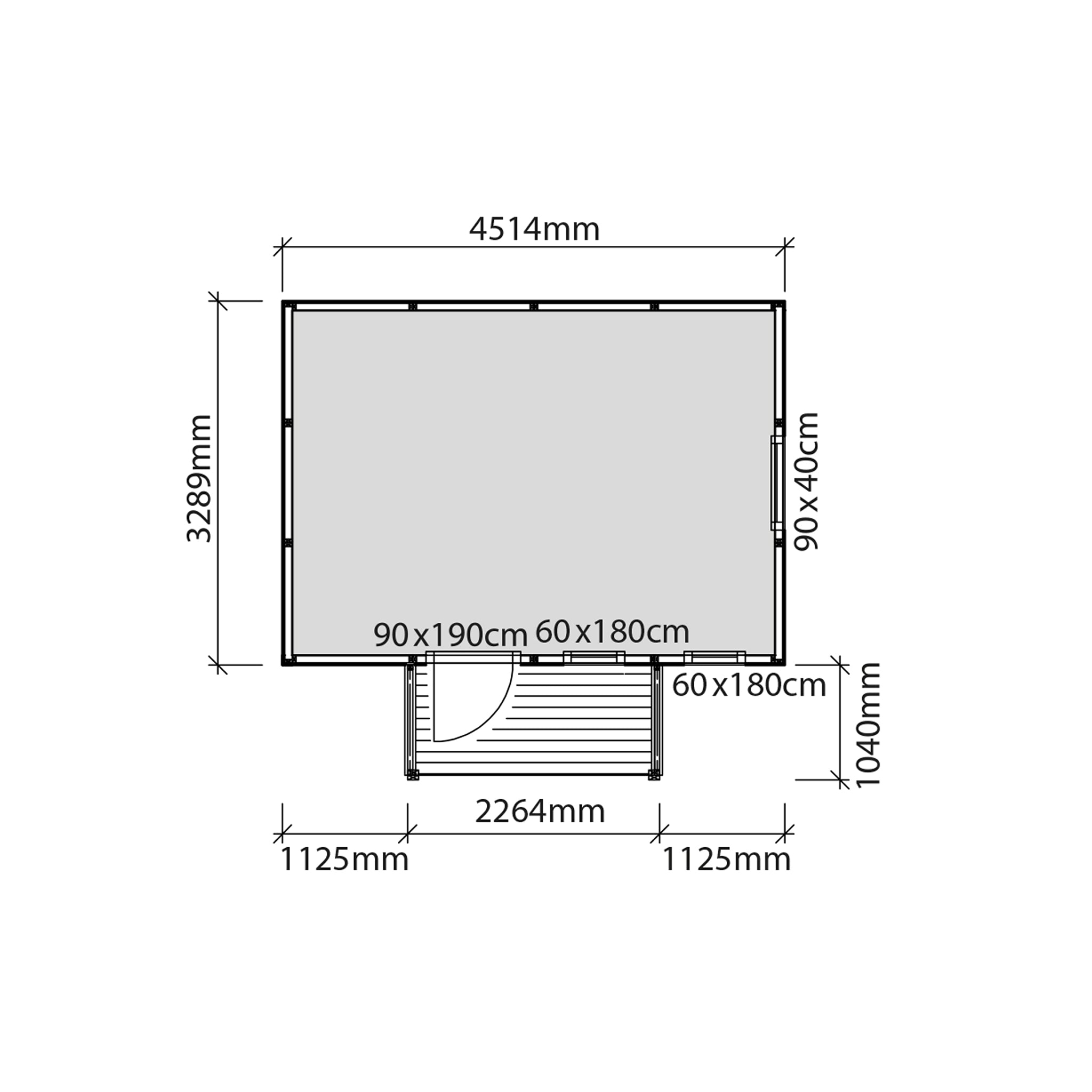 Friggebod Vibo Elvira 15