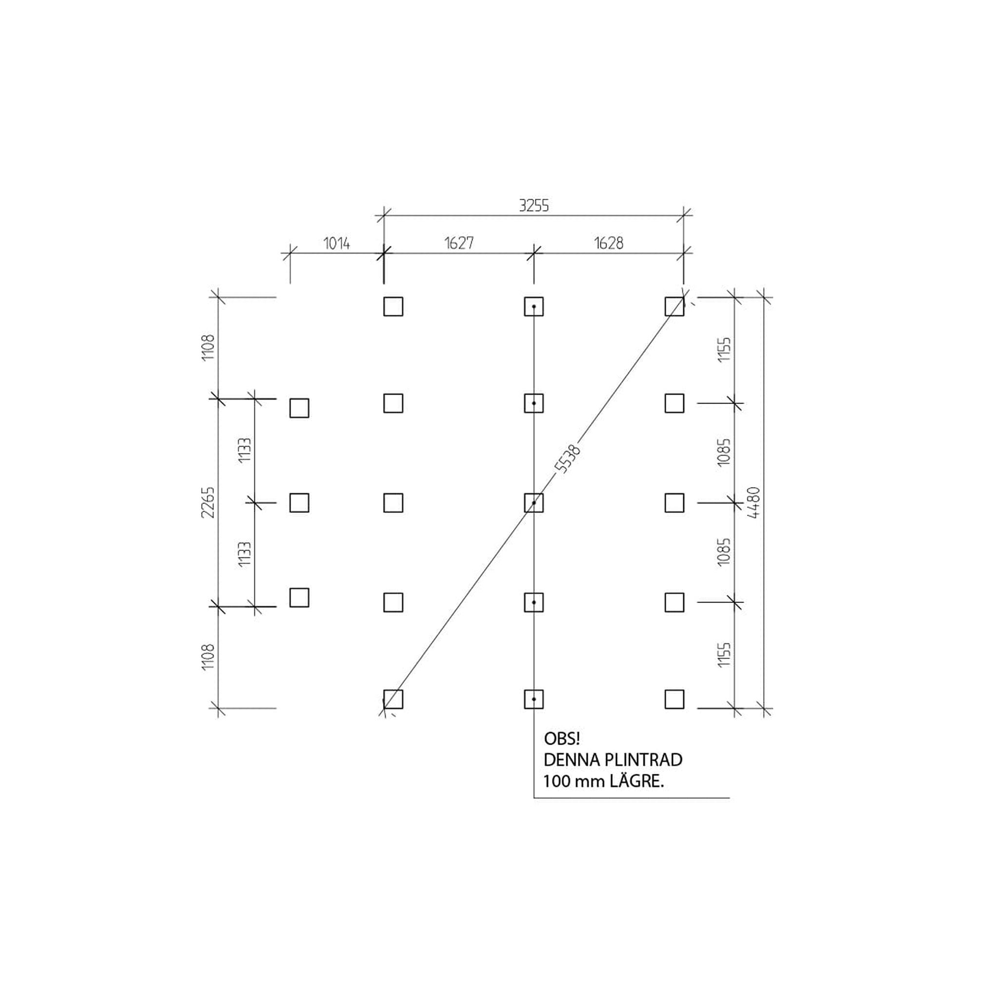 Friggebod Vibo Elvira 15
