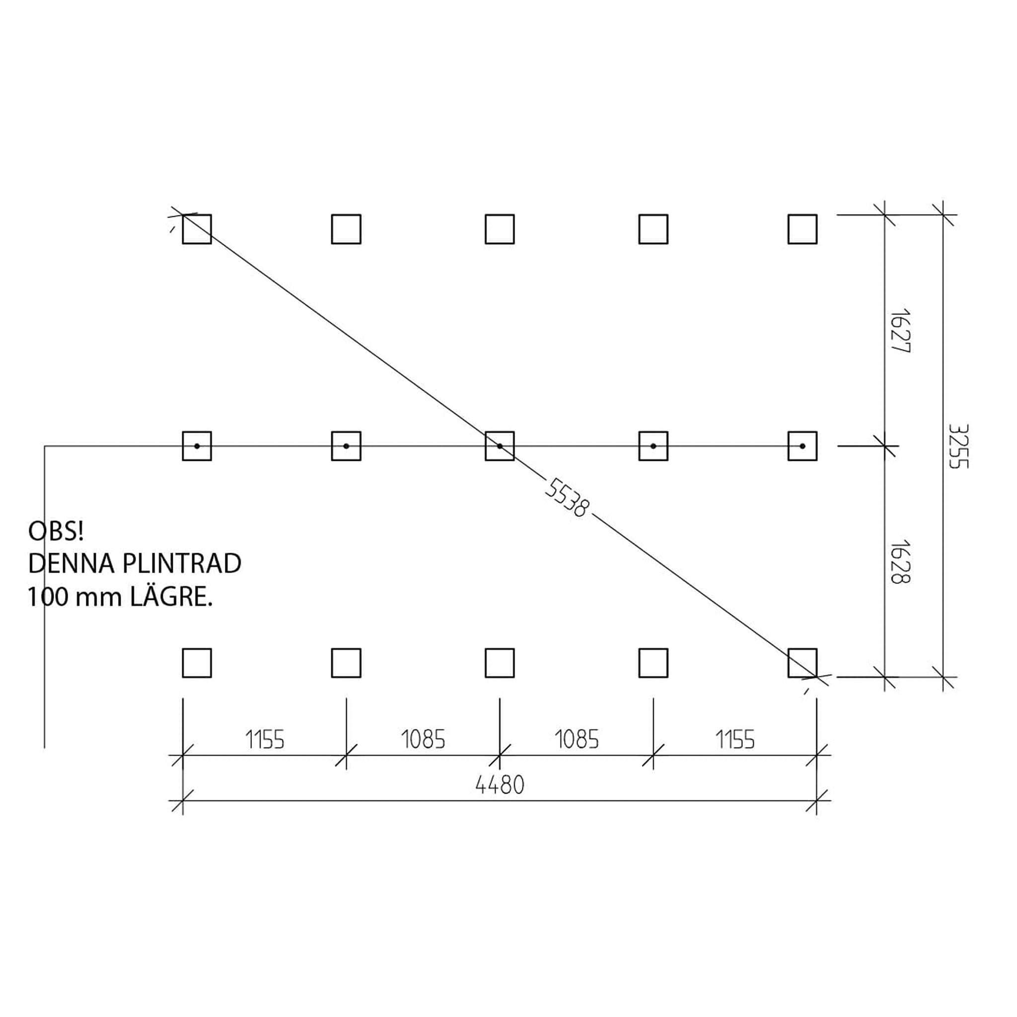 Friggebod Vibo Erika 15