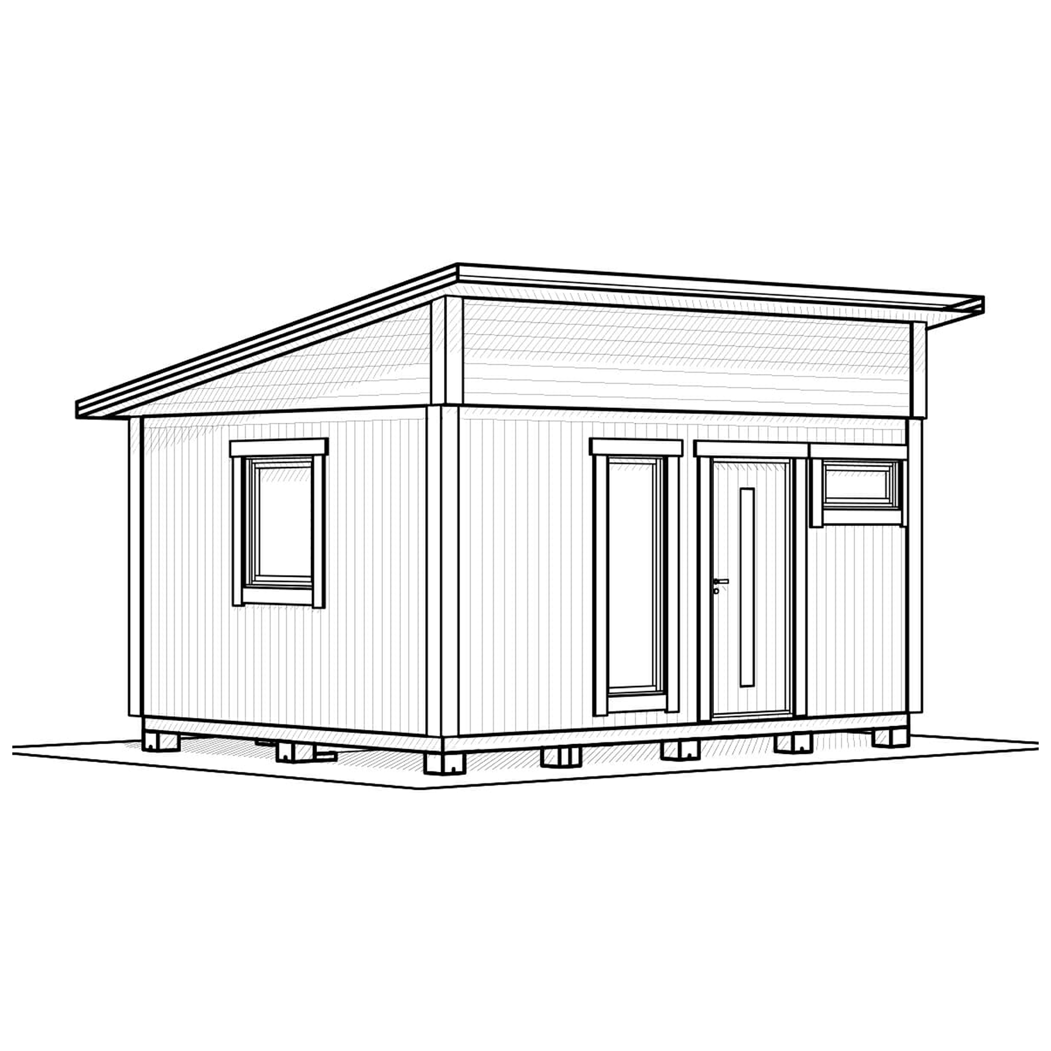 Attefallshus Vibo Njuta Funkis 20-2