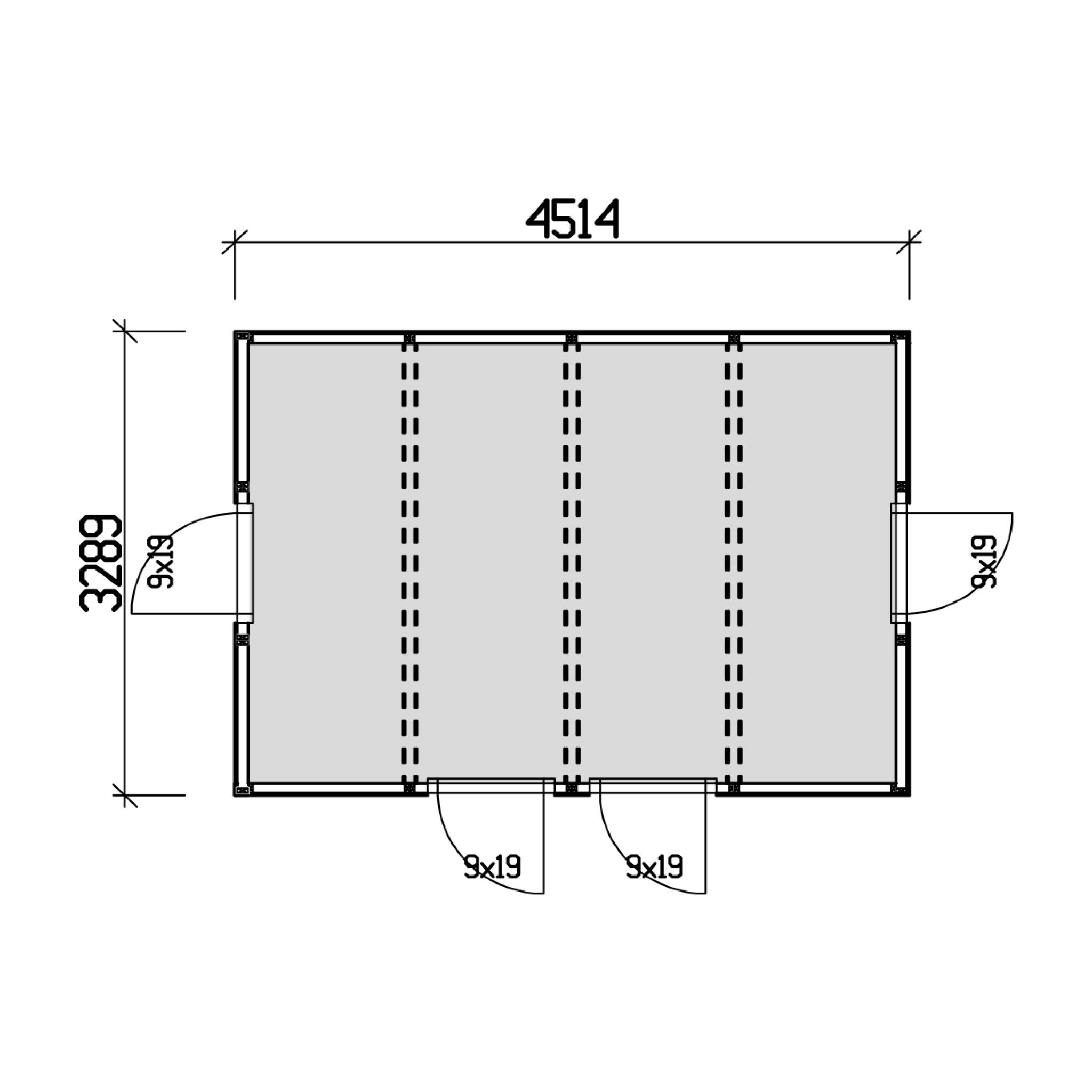 Friggebod Vibo Förråd 15-4kvm