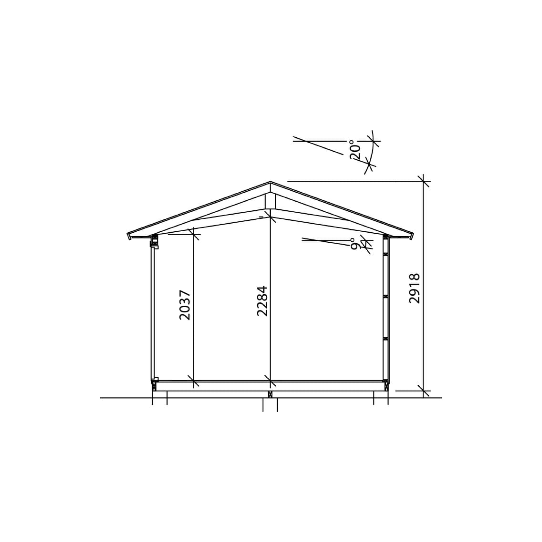 Friggebod Vibo Förråd 15-4kvm