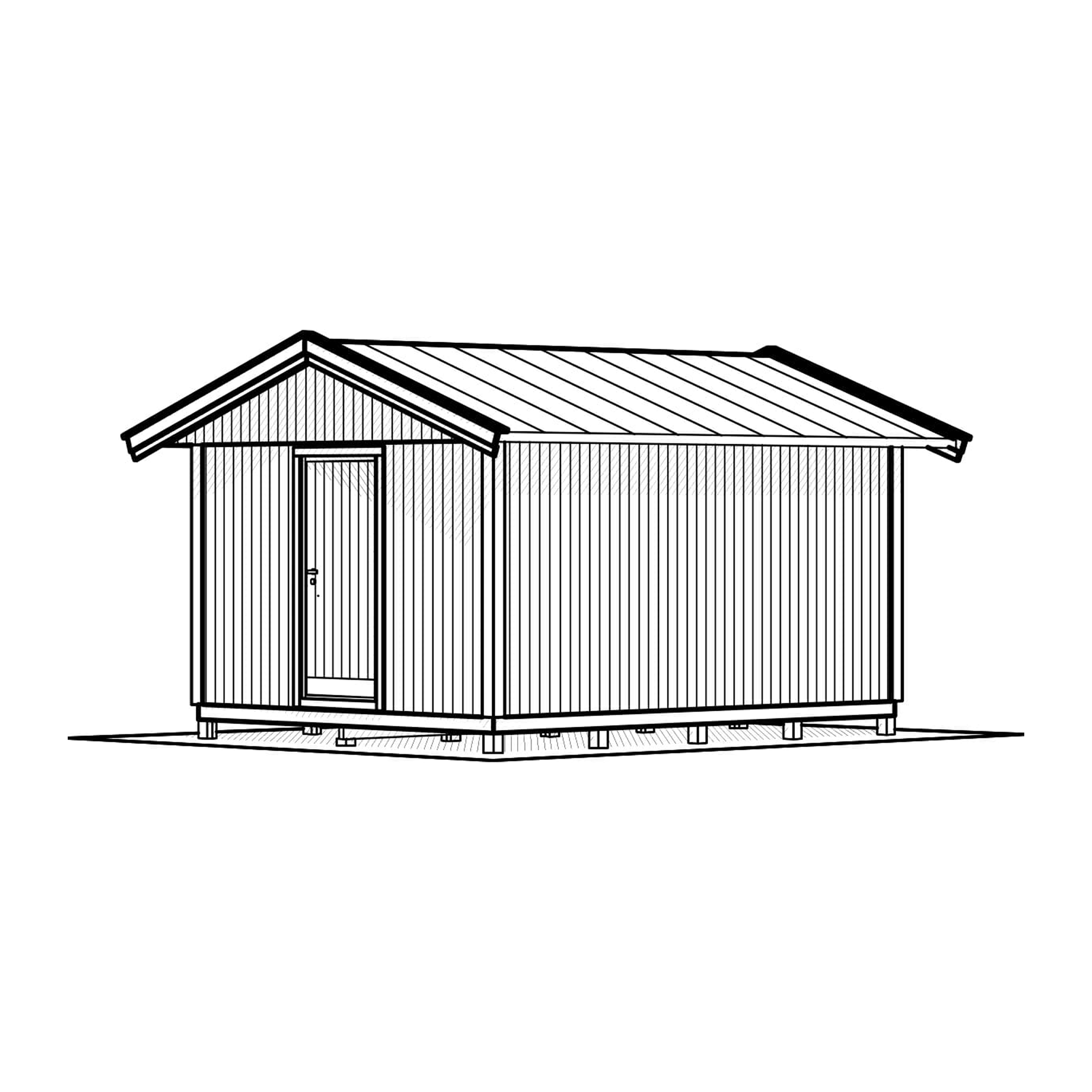 Friggebod Vibo Förråd 15-4kvm