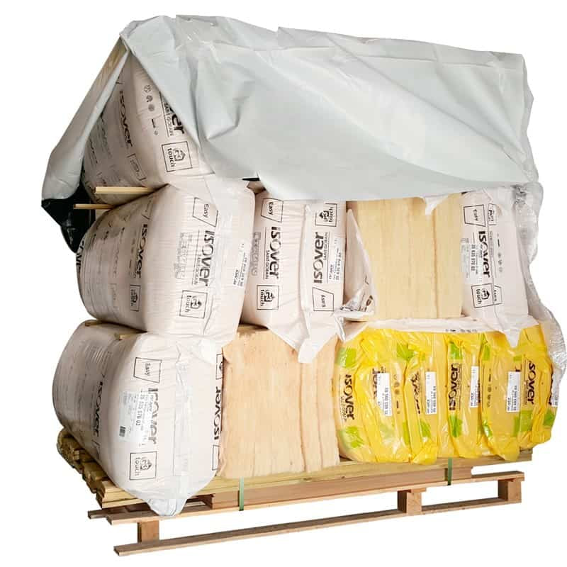 En pall med isolering till attelfallshus & friggebodar.