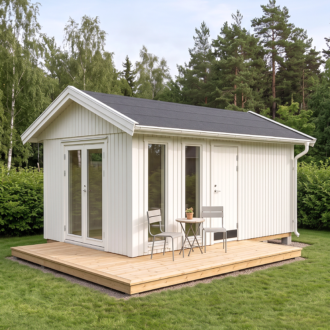 Attefallshus Modul 18-2 - utemiljö
