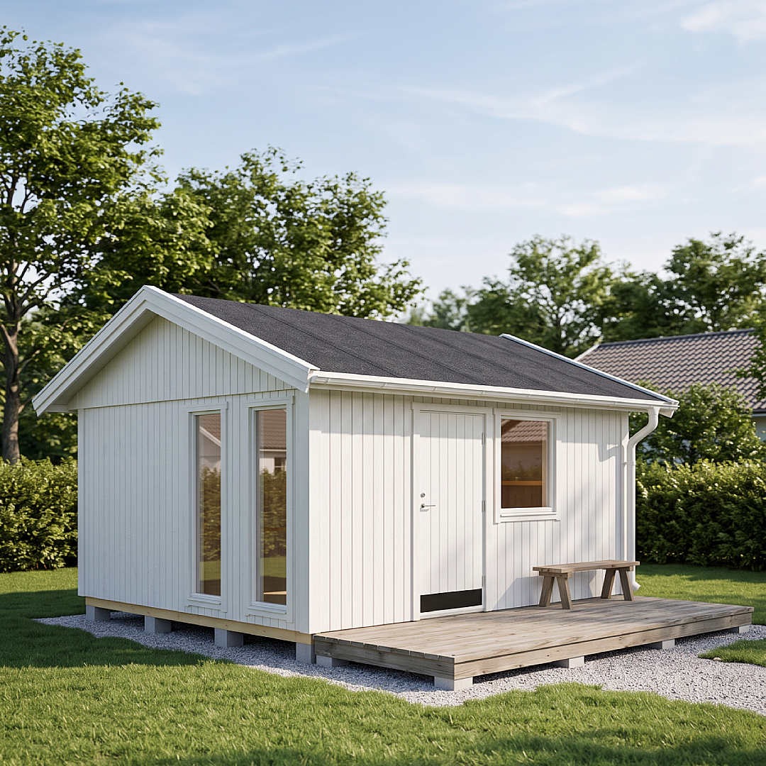 Attefallshus Modul 20-1 - utemiljö