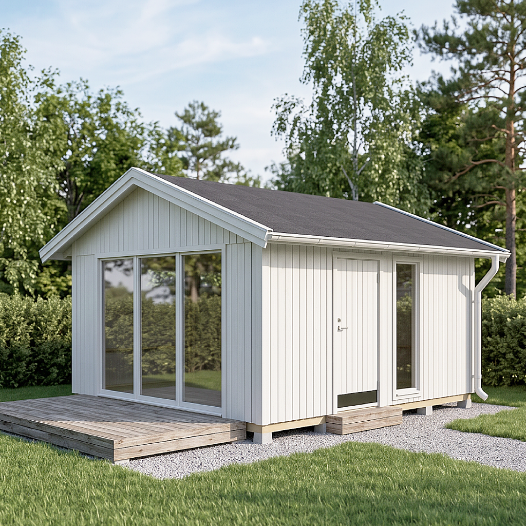 Attefallshus Modul 20-3 - utemiljö