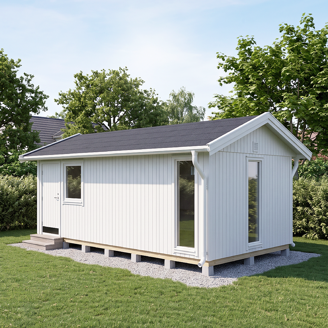 Attefallshus Modul 22-4 - utemiljö