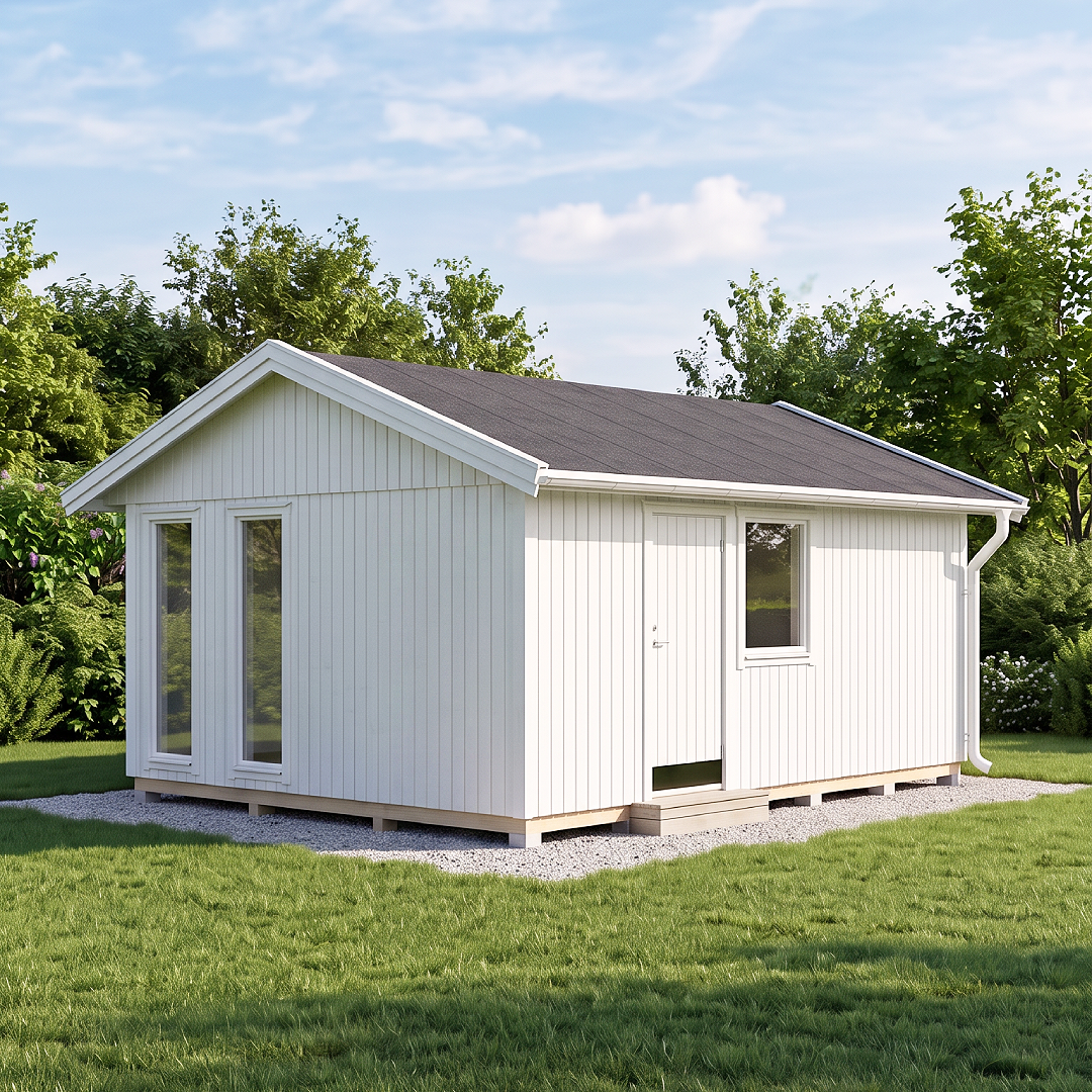 Attefallshus Modul 25-1 - utemiljö