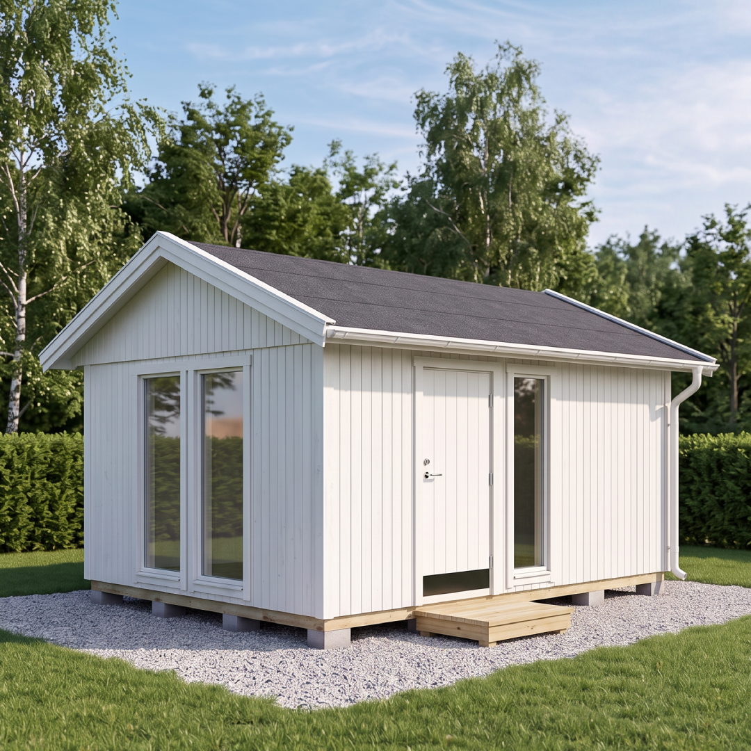 Attefallshus Modul 25-2 - utemiljö
