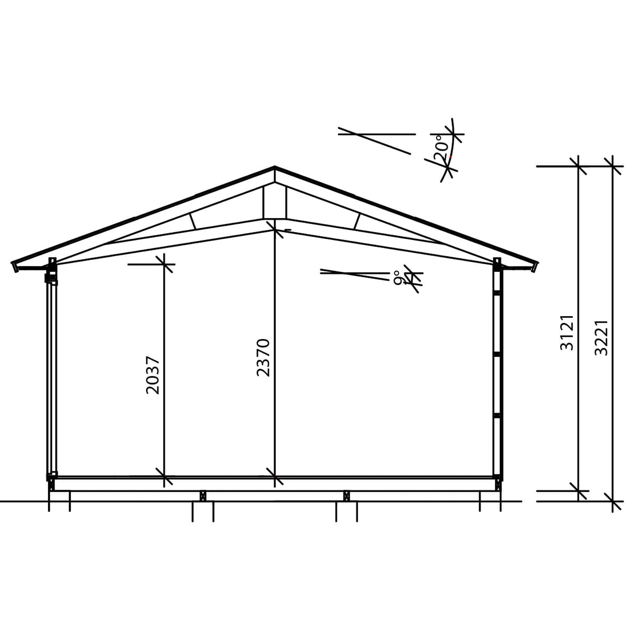 Attefallshus Vibo Lisa 25