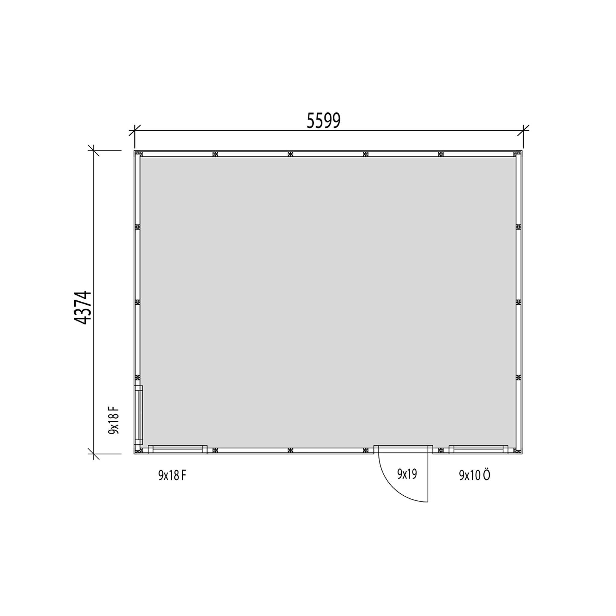 Attefallshus Vibo Lisa 25