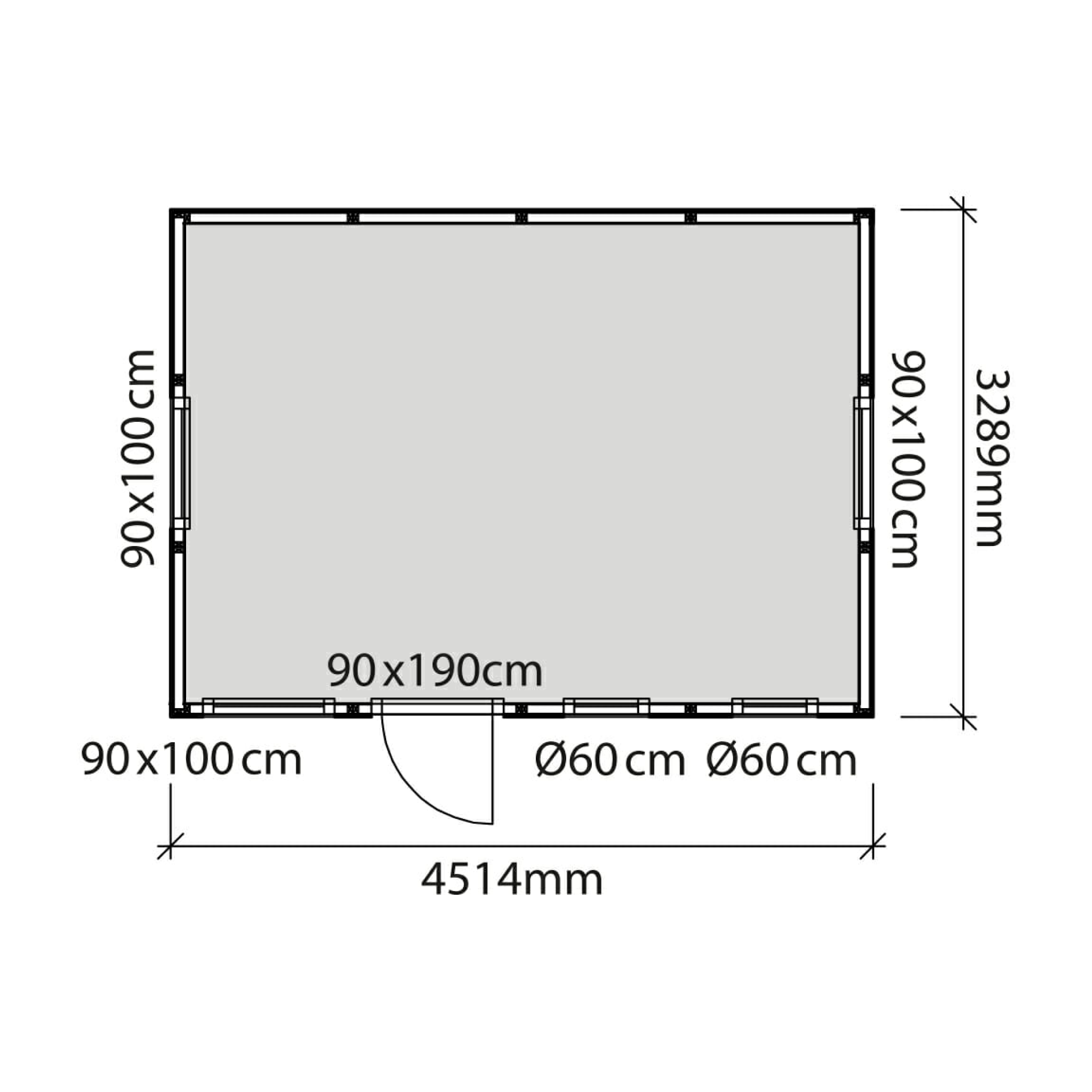 Friggebod Vibo Eva 15