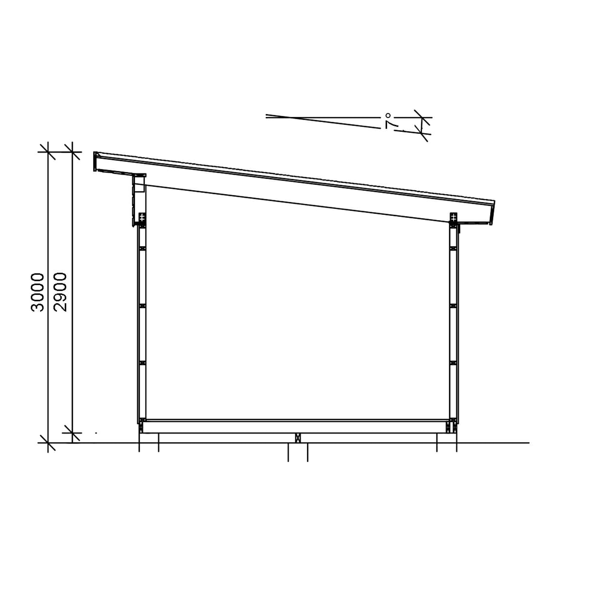 Friggebod Vibo Eva 15
