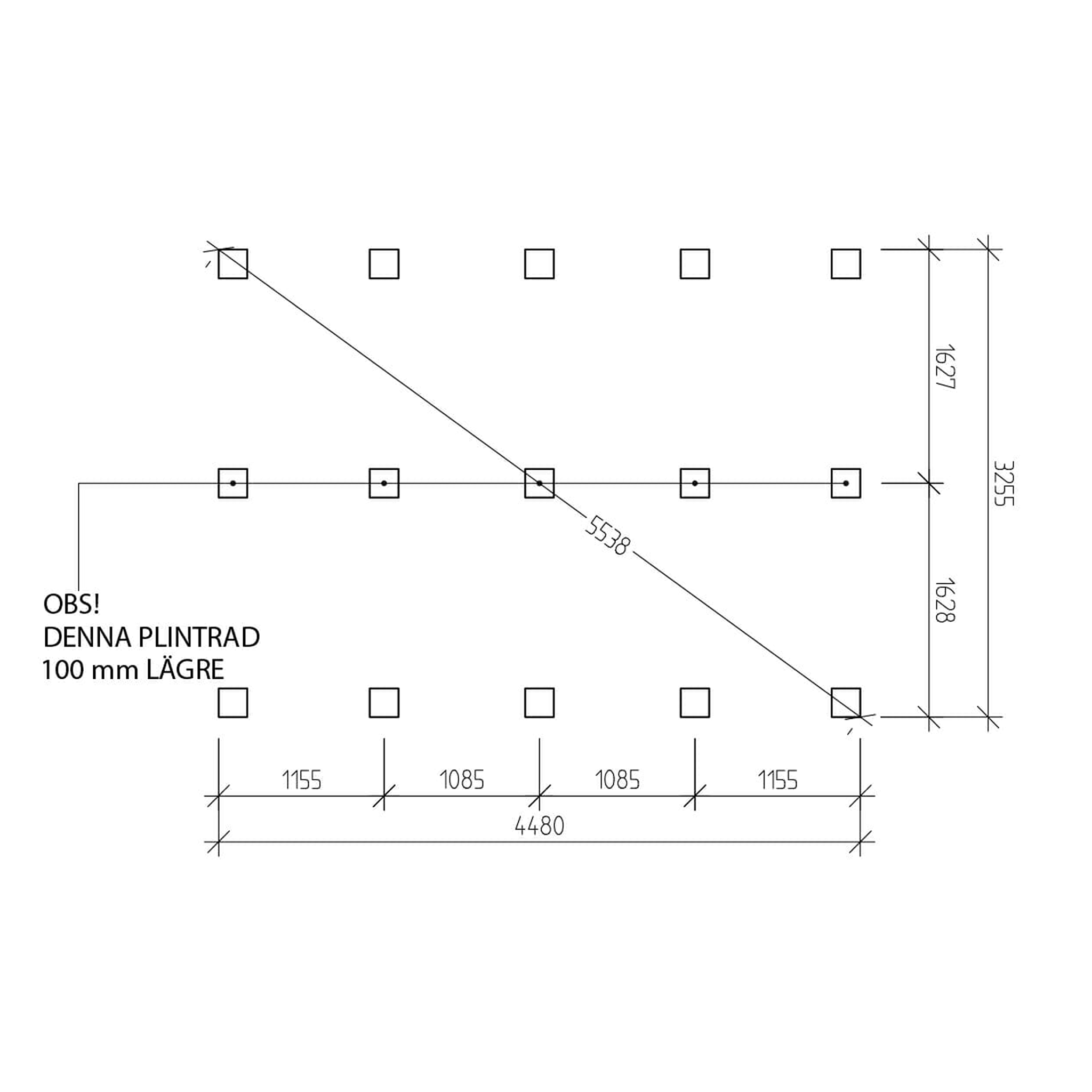 Friggebod Vibo Eva 15