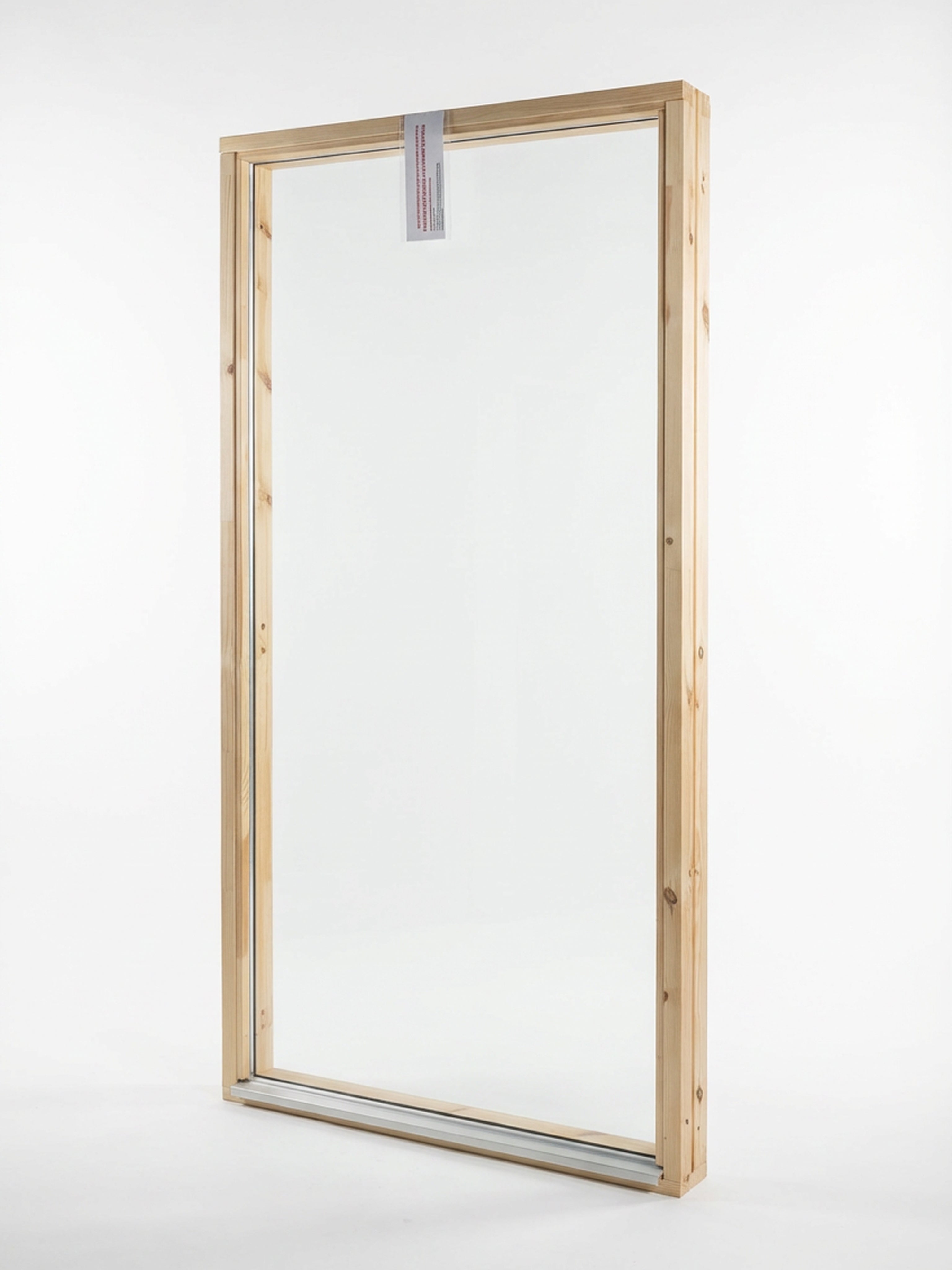 Fönster trärena säkerhetsglas